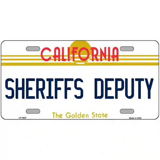 Sheriffs Deputy California Metal Sign