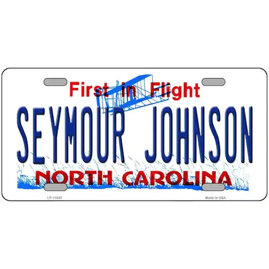Seymour Johnson North Carolina Metal Sign