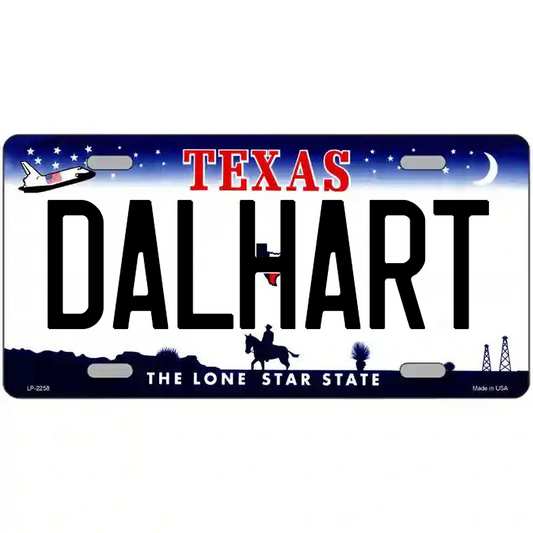 Dalhart Texas Metal Sign