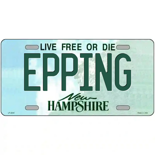 Epping New Hampshire Metal Sign