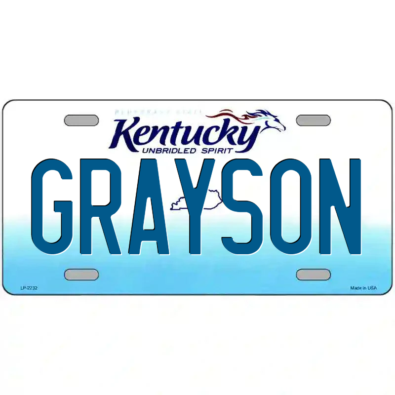 Grayson Kentucky Metal Sign