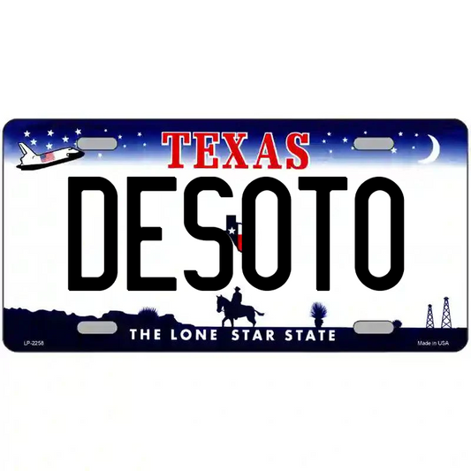 DeSoto Texas Metal Sign