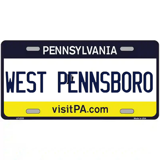 West Pennsboro Pennsylvania Metal Sign