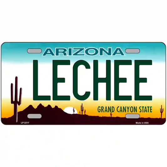 Lechee Arizona Metal Sign
