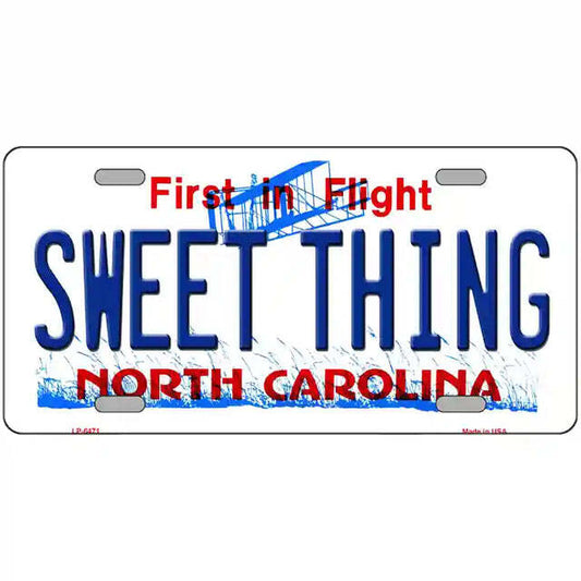 Sweet Thing North Carolina Metal Sign