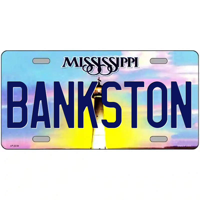 Bankston Mississippi Metal Sign