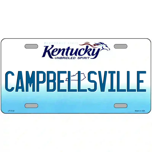 Campbellsville Kentucky Metal Sign