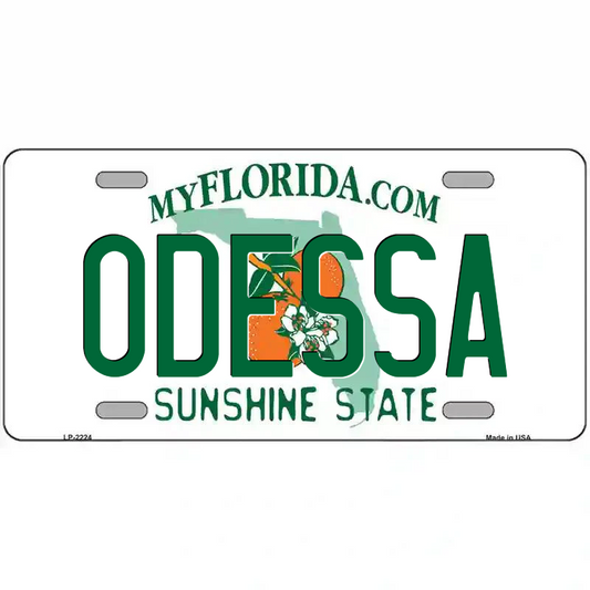 Odessa Florida Metal Sign