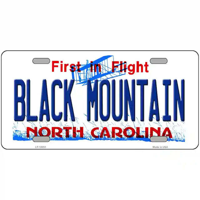 Black Mountain North Carolina Metal Sign