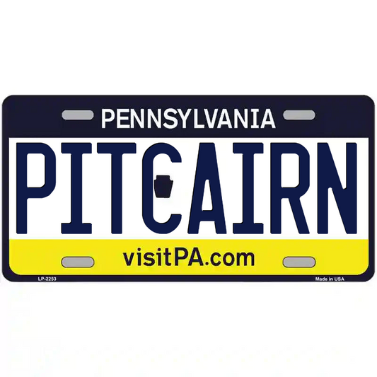 Pitcairn Pennsylvania Metal Sign