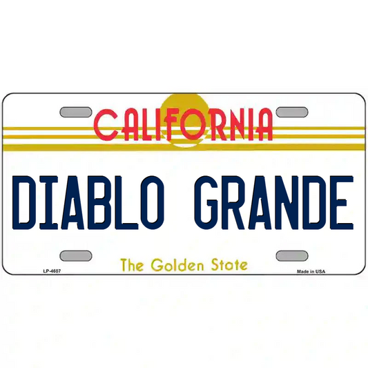 Diablo Grande California Metal Sign