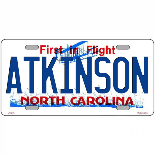 Atkinson North Carolina Metal Sign