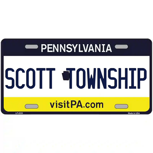 Scott Township Pennsylvania Metal Sign
