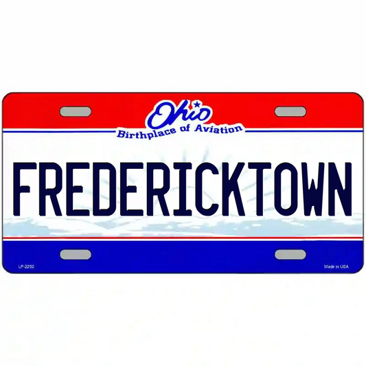 Fredericktown Ohio Metal Sign