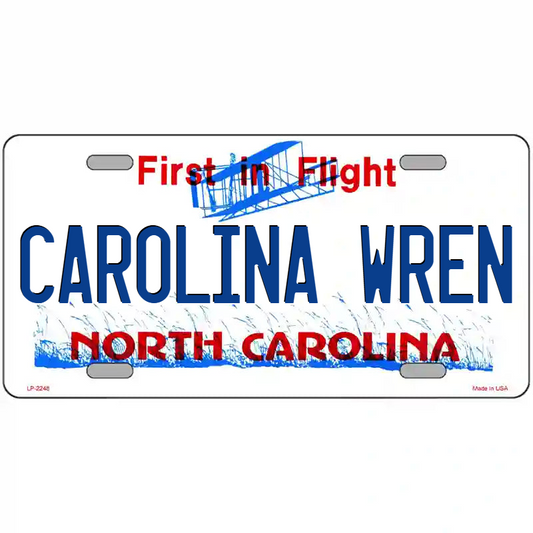 Carolina Wren North Carolina Metal Sign