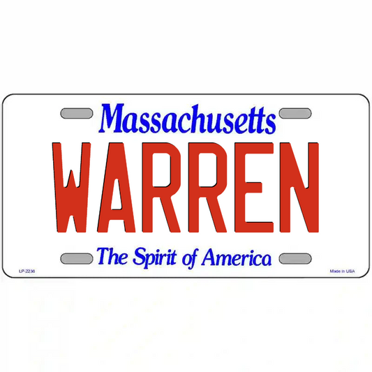 Warren Massachusetts Metal Sign