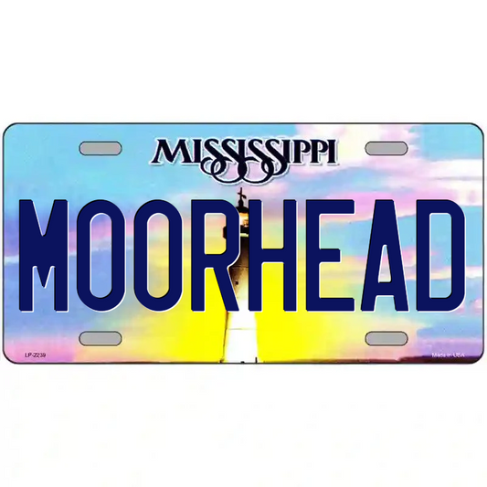Moorhead Mississippi Metal Sign