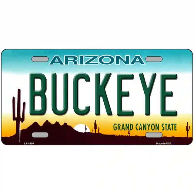Buckeye Arizona Metal Sign