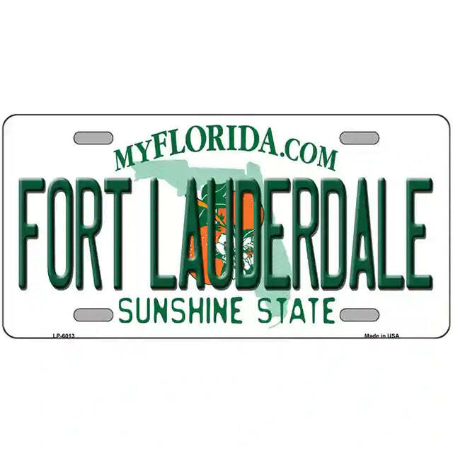 Fort Lauderdale Florida Metal Sign