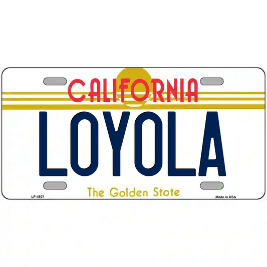 Loyola California Metal Sign