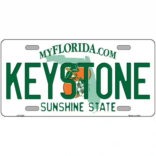 Keystone Florida Metal Sign
