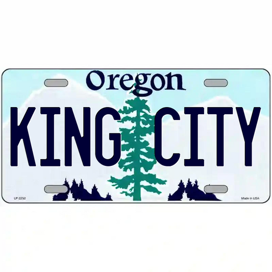 King City Oregon Metal Sign