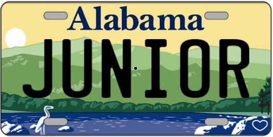 Junior Alabama Metal Sign