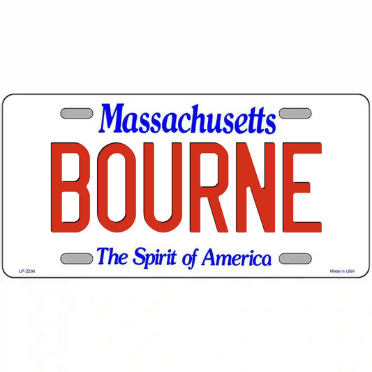 Bourne Massachesetts Metal Sign