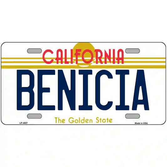 Benicia California Metal Sign