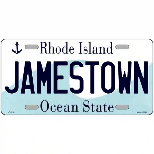 Jamestown Rhode Island Metal Sign