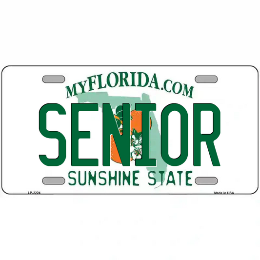 Senior Florida Metal Sign