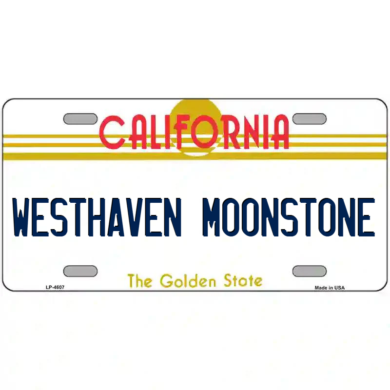 Westhaven-Moonstone California Metal Sign