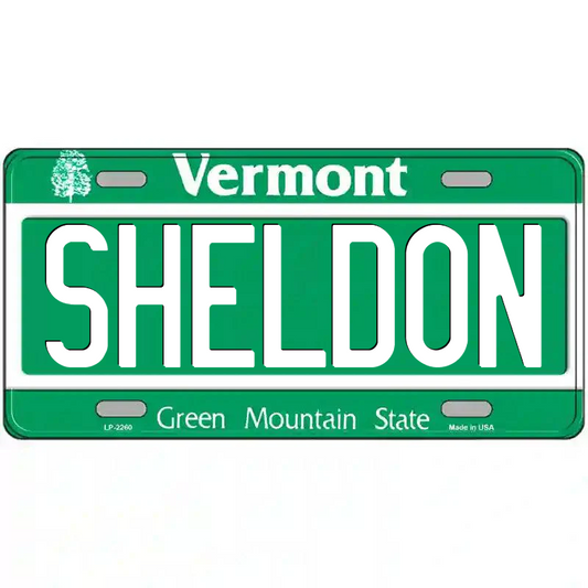 Sheldon Vermont Metal Sign