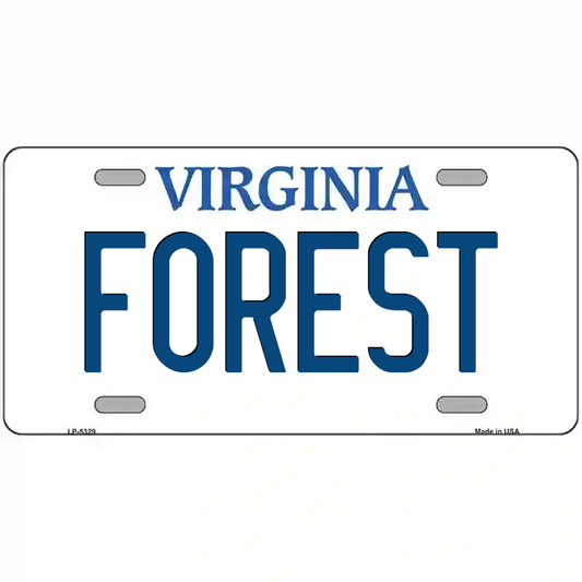 Forest Virginia Metal Sign