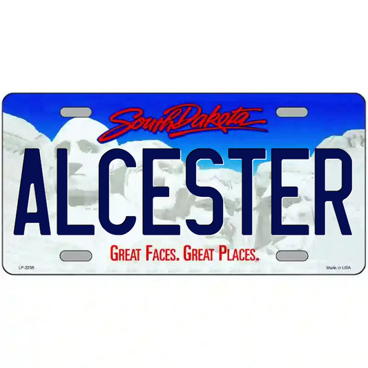 Alcester South Dakota Metal Sign
