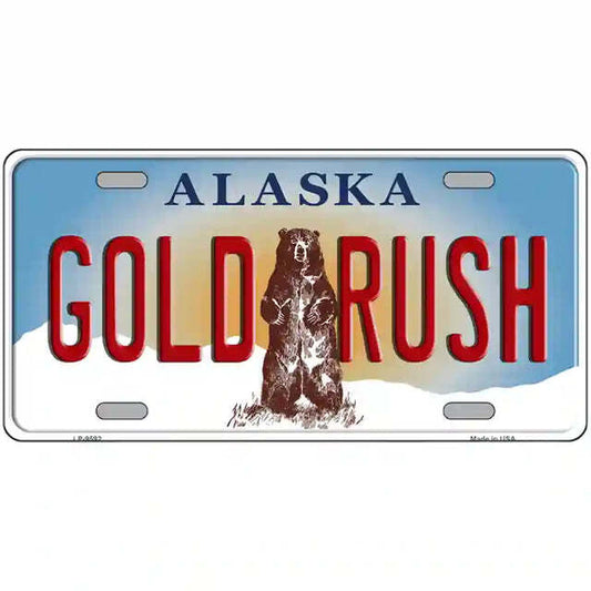 Gold Rush Alaska Metal Sign