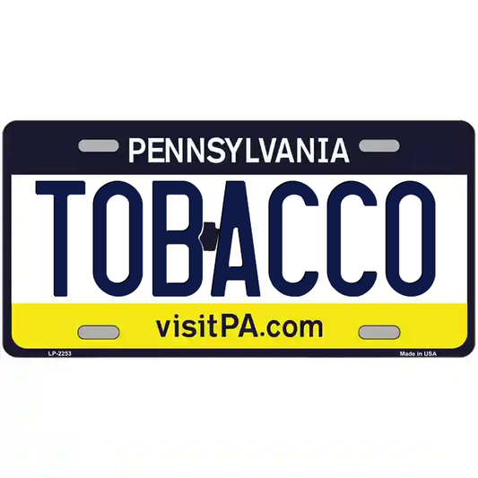 Tobacco Pennsylvania Metal Sign
