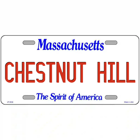 Chestnut Hill Massachusetts Metal Sign