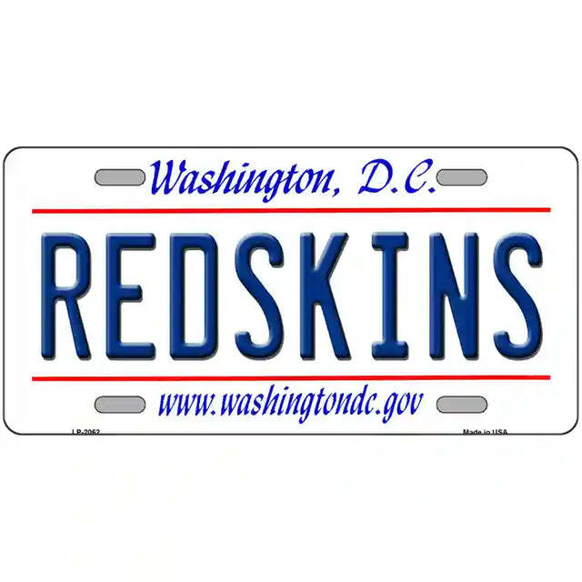 Redskins Washington DC Metal Sign