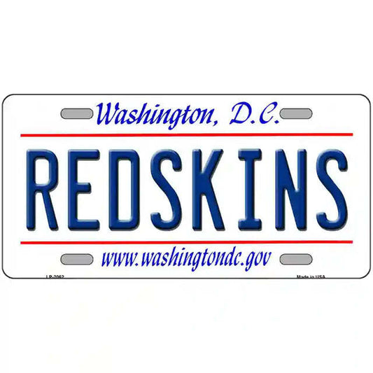 Redskins Washington DC Metal Sign
