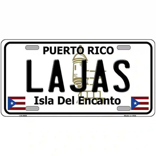Lajas Puerto Rico Metal Sign