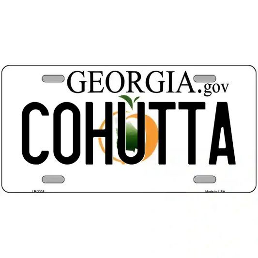 Cohutta Georgia Metal Sign