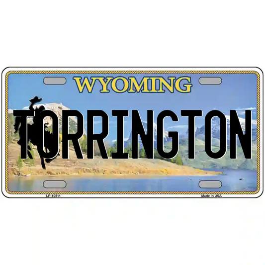 Torrington Wyoming Metal Sign
