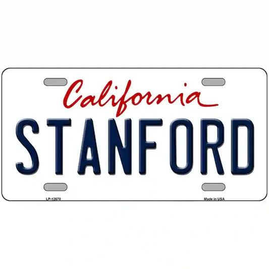 Stanford California Metal Sign