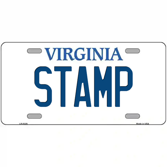 Stamp Virginia Metal Sign