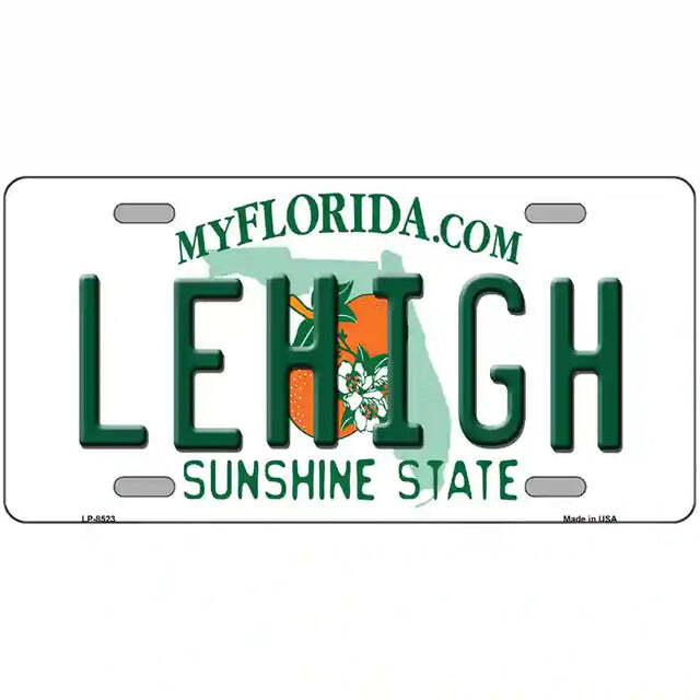 Lehigh Florida Metal Sign