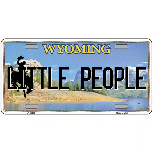 Little People Wyoming Metal Sign