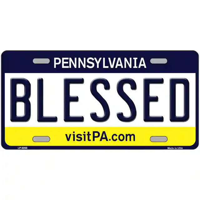 Blessed Pennsylvania Metal Sign