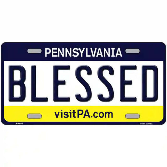 Blessed Pennsylvania Metal Sign