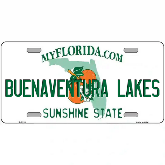 Buenaventura Lakes Florida Metal Sign